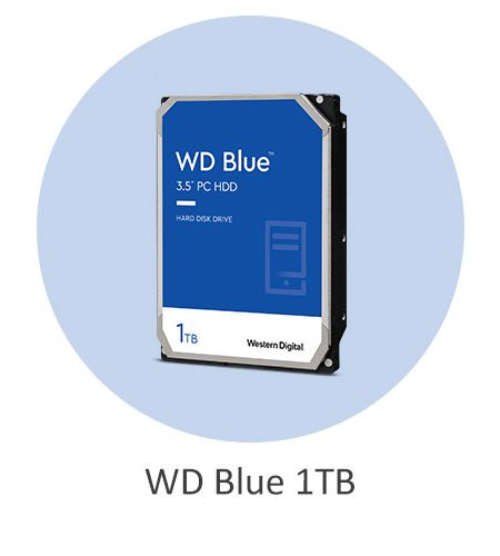 هارد دیسک اینترنال وسترن دیجیتال آبی WD Blue 1TB با ظرفیت 1 ترابایت